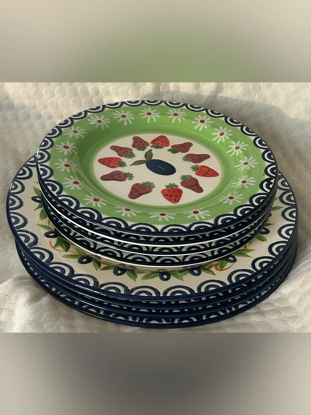 Vintage Pfaltzgraff Sommersby Dinner Plates (Set of 4)
